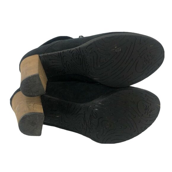 Docksteps Size 39 US 9 Black Suede Lace Up Boot - Picture 5 of 5